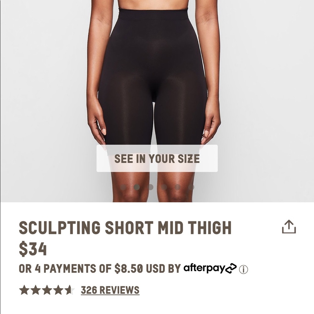 SCULPTING SHORT MID THIGH